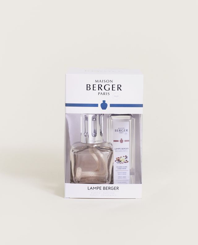 Beige Ice Cube Lampe Berger Gift Pack