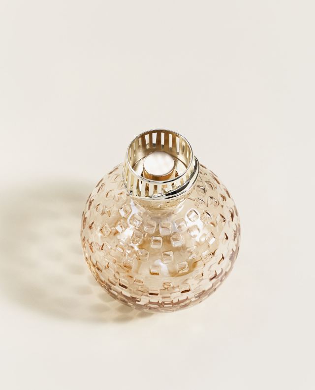 Crystal Globe Beige Lampe Berger Art Edition