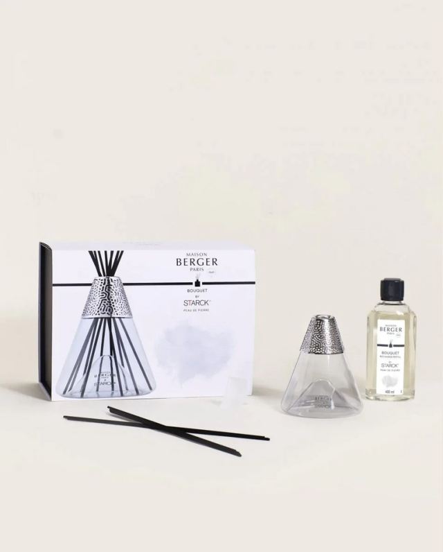 Starck Grey Reed Diffuser Set - Peau De Pierre